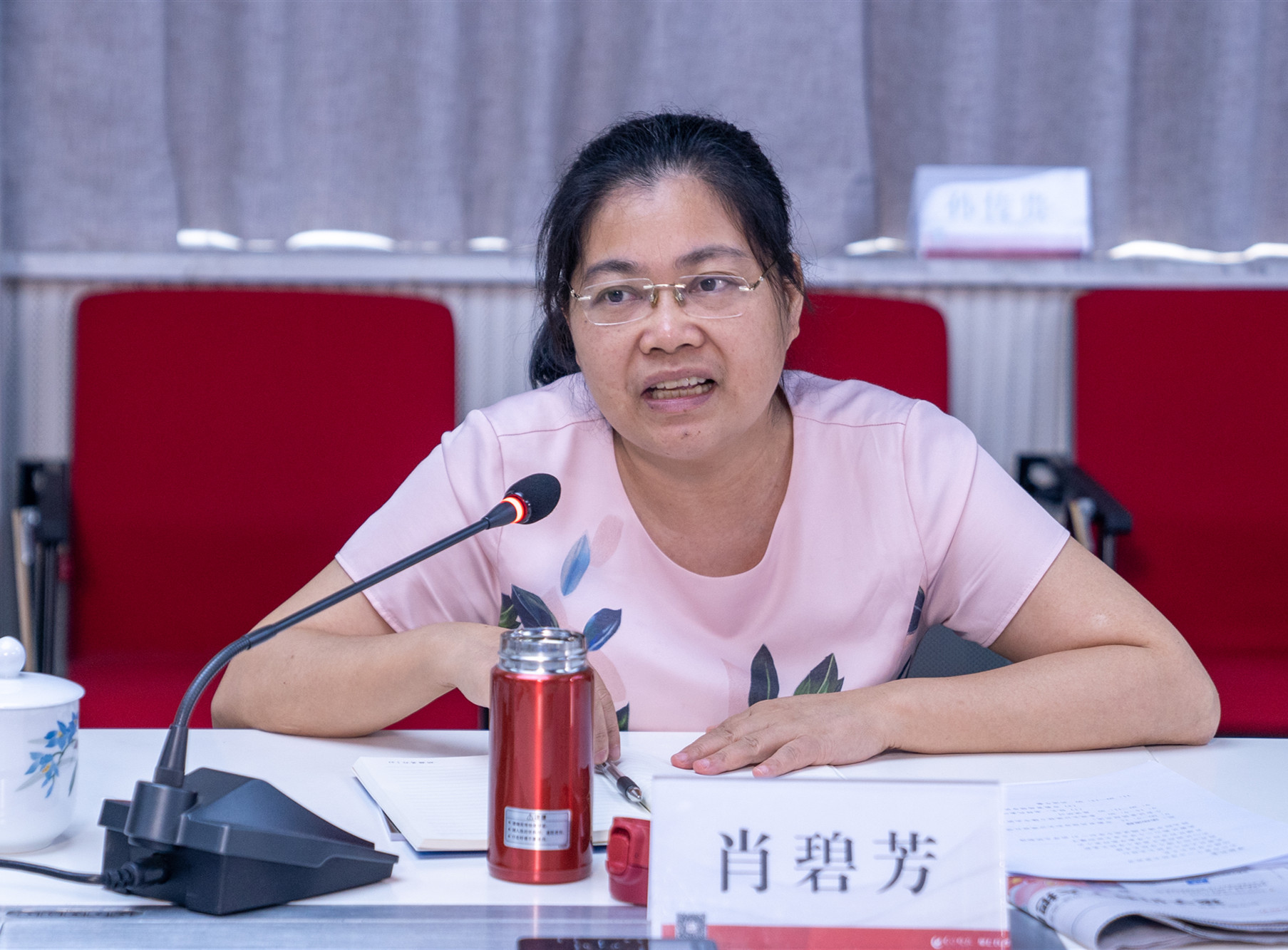 市教育局基础教育处处长肖碧芳。长沙晚报全媒体记者 邓迪 摄