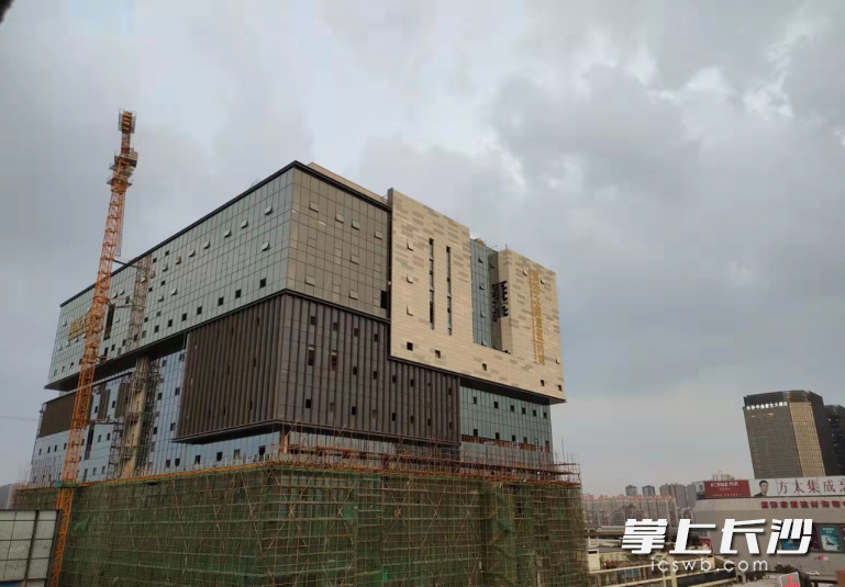 即将建设完成的中非经贸合作促进创新示范园二期。长沙晚报通讯员 陈静 摄