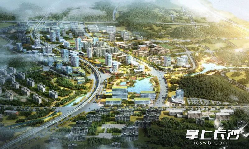 湘江融城科技小镇设计效果图