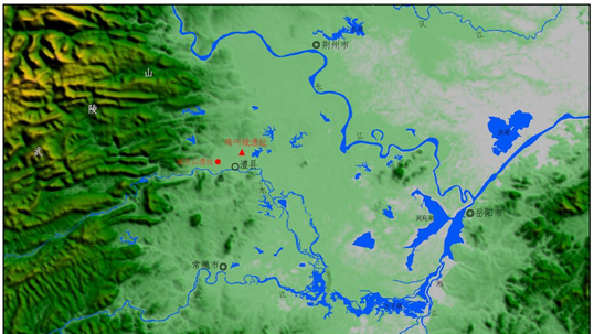 澧县鸡叫城遗址距离城头山遗址13公里。