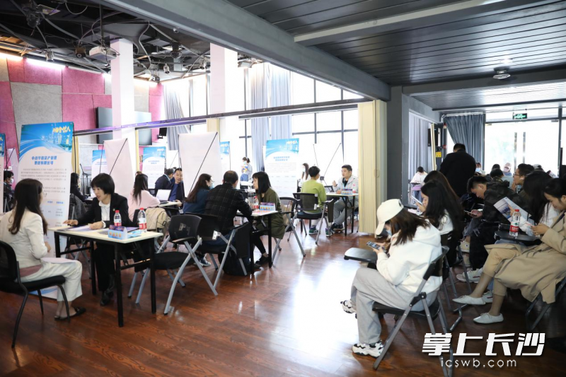 金霞经开区在同济大学举行校园招聘会，为园区企业发展招才引智