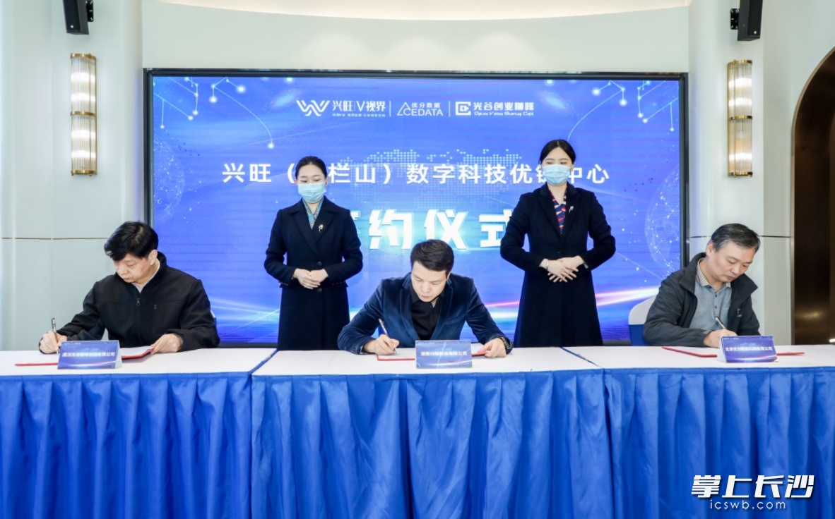 兴旺（马栏山）数字科技优链中心战略合作签约仪式今日在长沙举行。