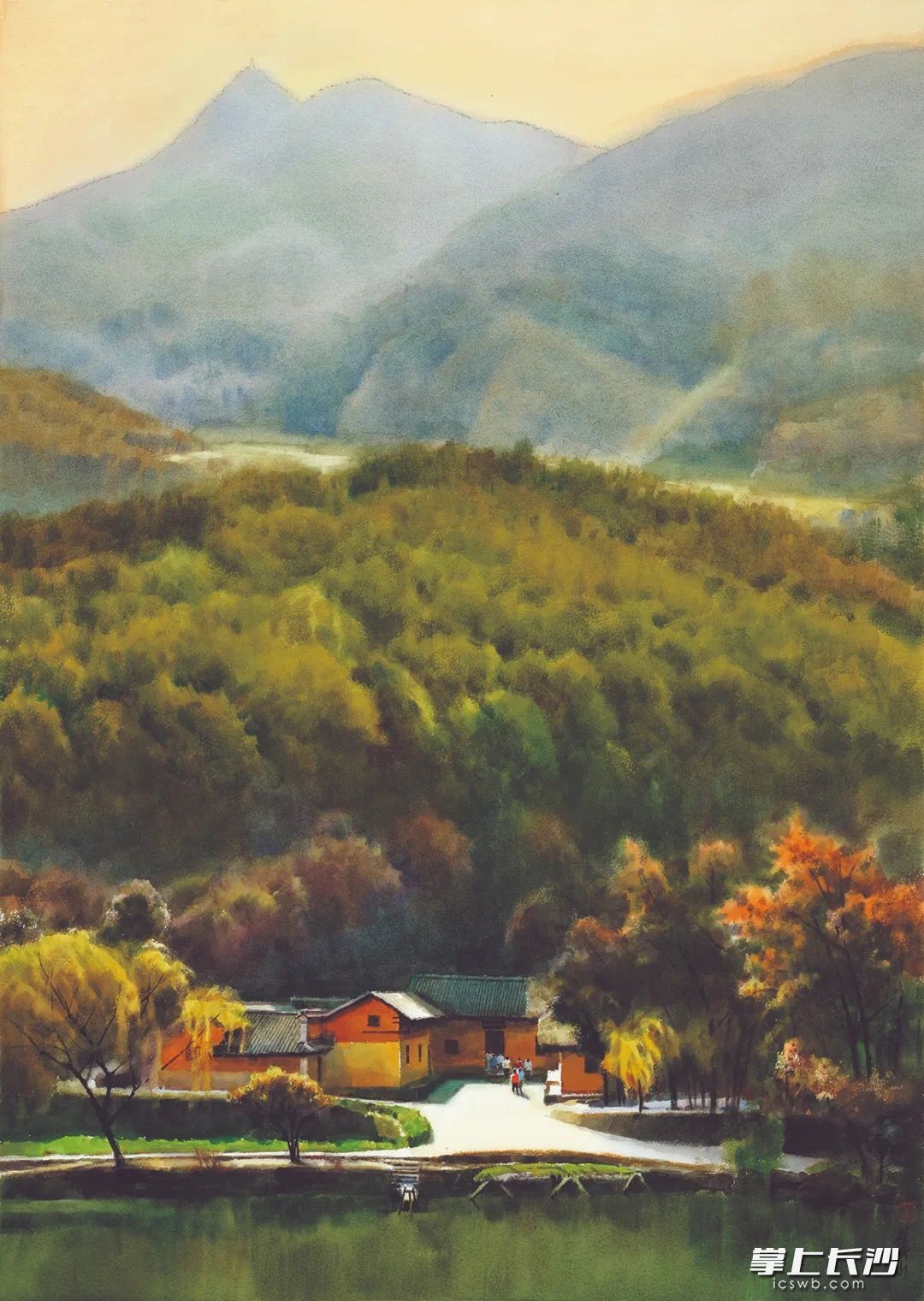 黄铁山《韶山全景图》