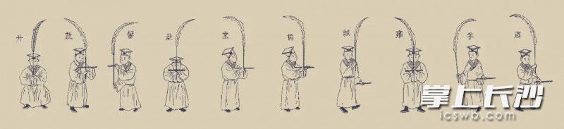 《武舞文舞手绘图》，作者吴卓异。