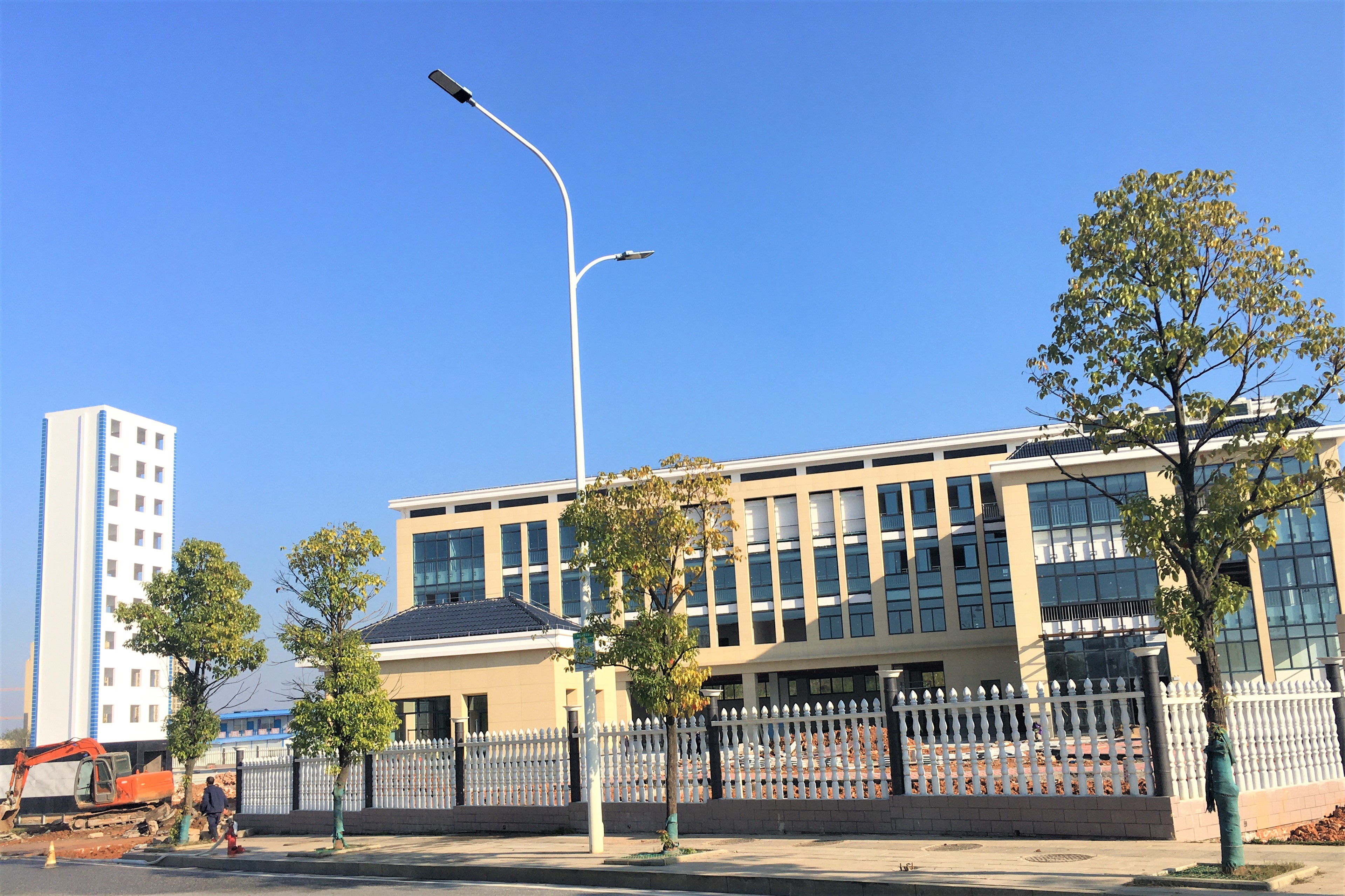 宁乡市新建南太湖消防站，将于年底投入使用。长沙晚报全媒体记者 张禹 通讯员 周海艾 摄影报道