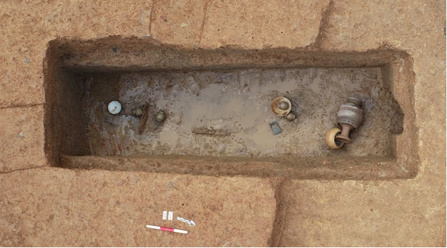 燕山街宋墓全景照。 燕山街宋墓全景照。