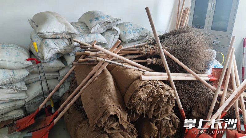 天心区物资准备充足。长沙晚报通讯员 黄憬 供图