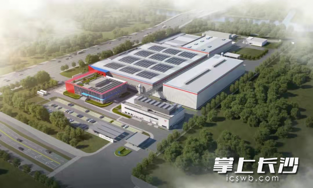 联合利华和路雪太仓“灯塔工厂”效果图。