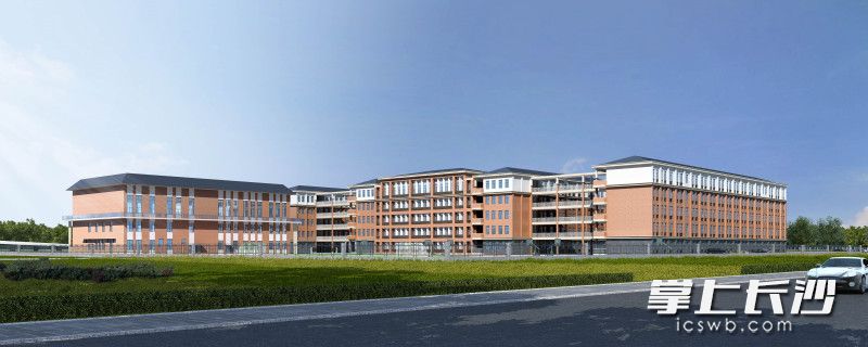 清水塘前进小学效果图