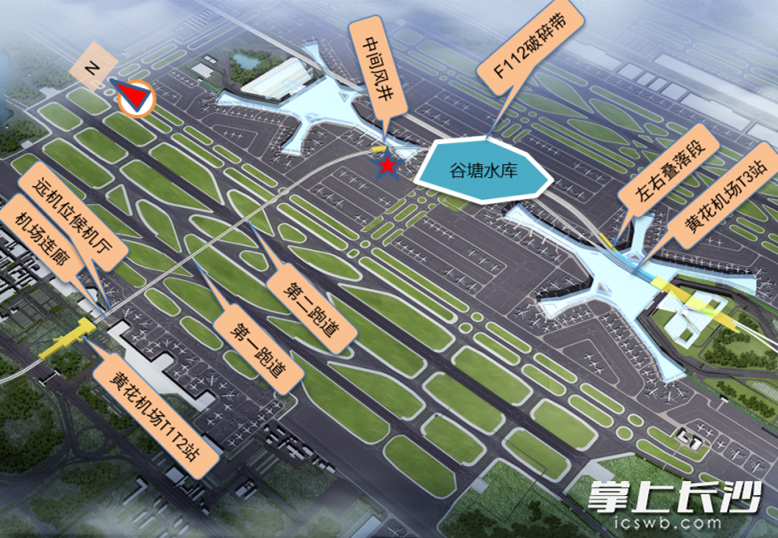 长沙地铁6号线东延段示意图。 资料图片