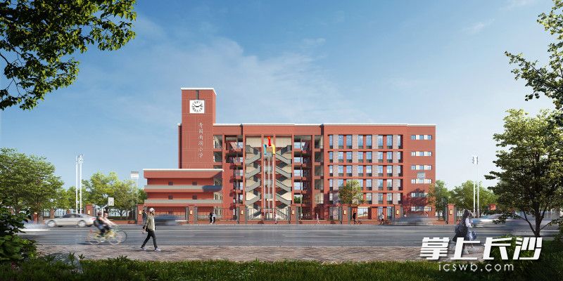 青园南湖小学效果图。