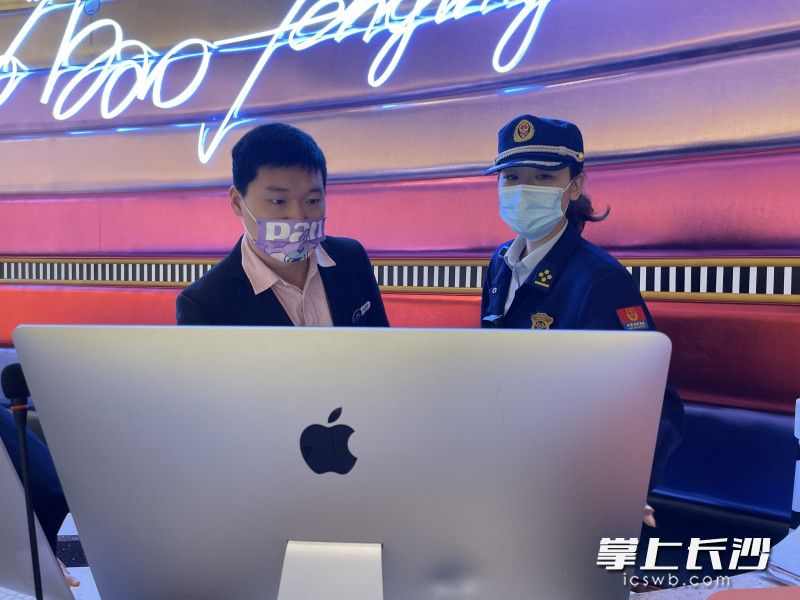 消防部门现场进行执法，依法立案处理。长沙晚报通讯员 杨慧 供图