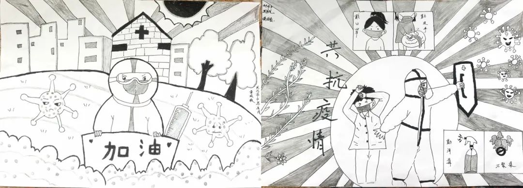 为早日战胜疫情，黄绘颗希望舱内小患者们“加油”。