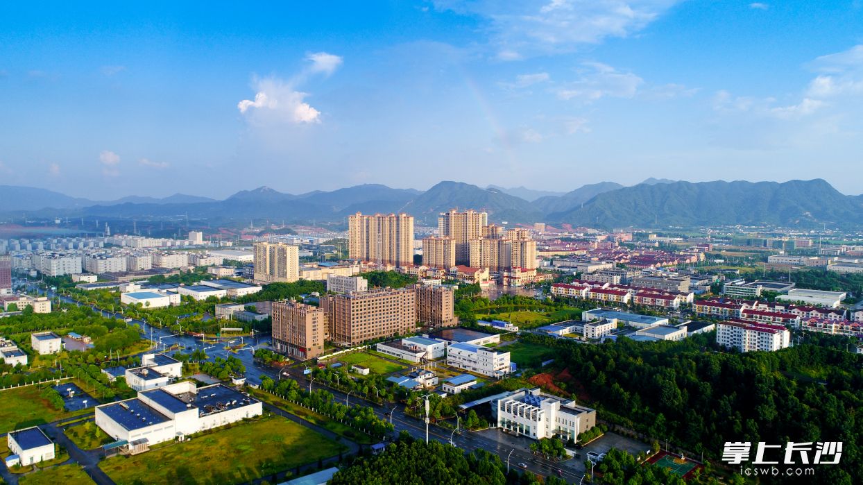 快速发展的浏阳经开区。  长沙晚报通讯员 李艳玲 供图