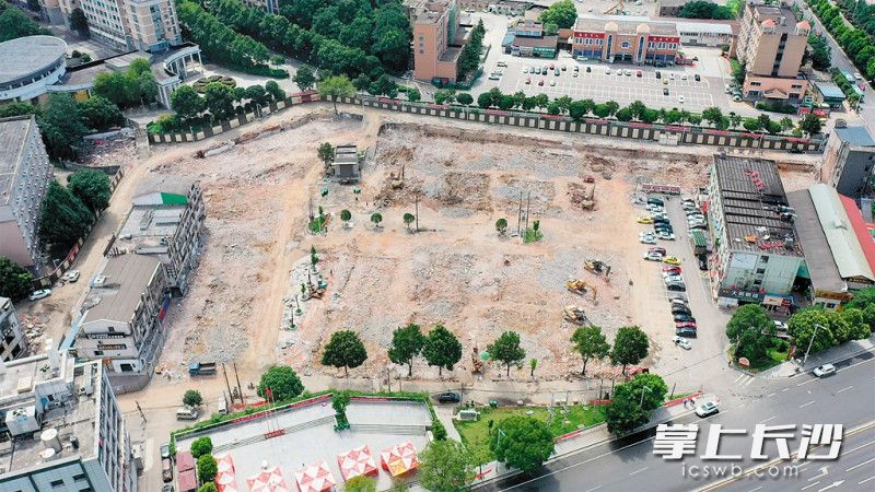 截至7月5日,涉外片区近九成危房建筑被拆除。长沙晚报通讯员 范龙贵 摄 截至7月5日,涉外片区近九成危房建筑被拆除。长沙晚报通讯员 范龙贵 摄