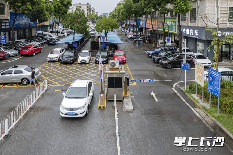 整个中南汽车世界预计将安装停车道闸255套，共规划停车位约6000个。