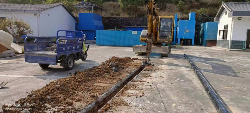 施工现场。均为通讯员 蒋如梅 供图