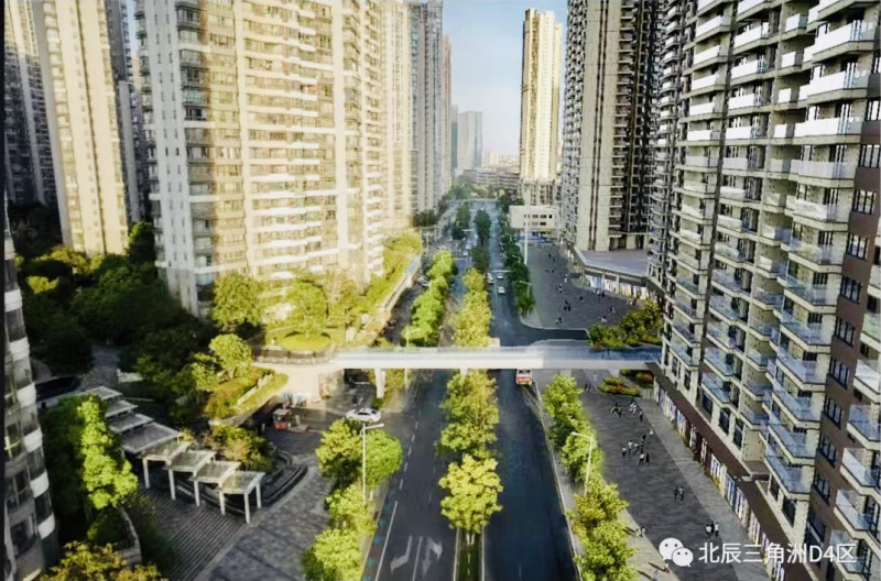天桥效果图。