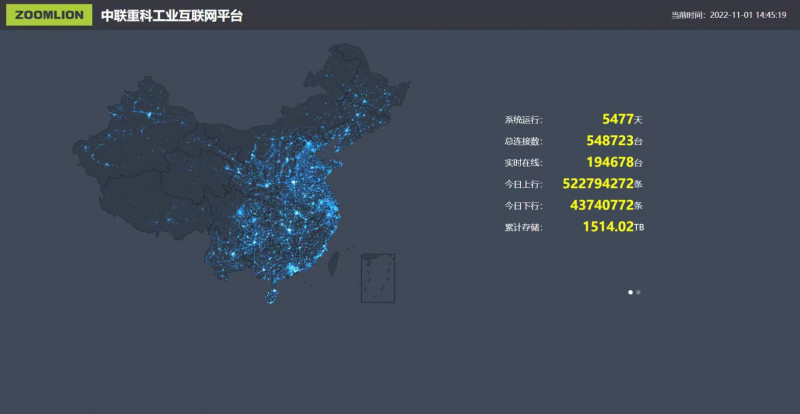 中央重科工业互联风平台。 通讯员  家宇供图
