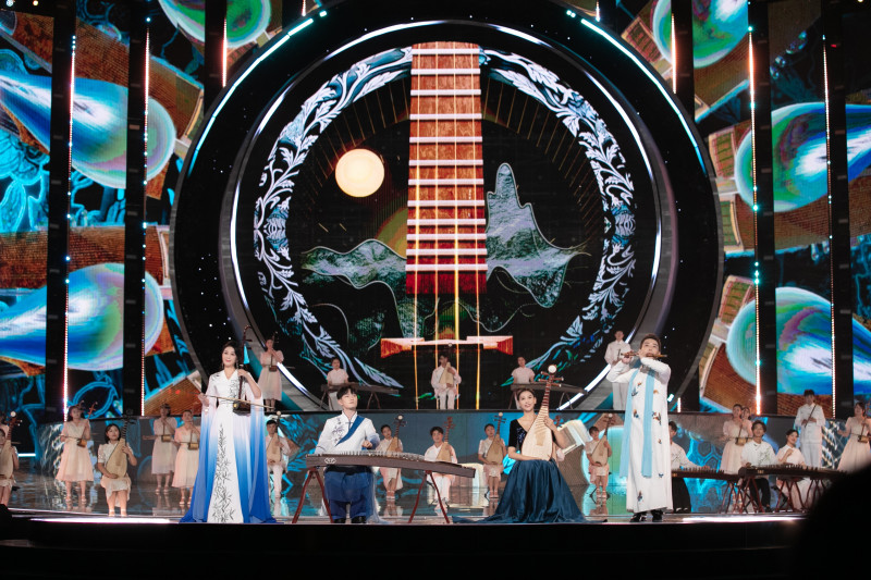 新编《刘海砍樵》彩排剧照。湖南卫视供图