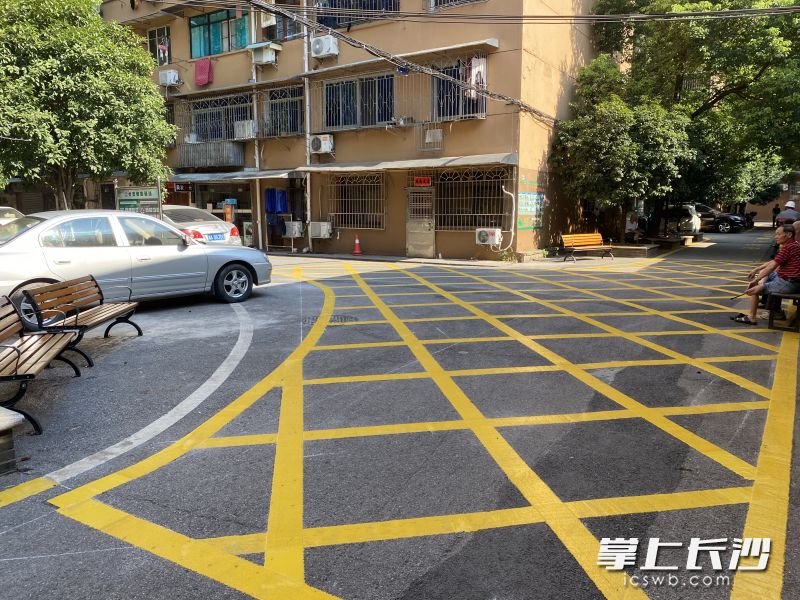 改造后，小区面貌一新。均为长沙晚报全媒体记者 颜家文摄