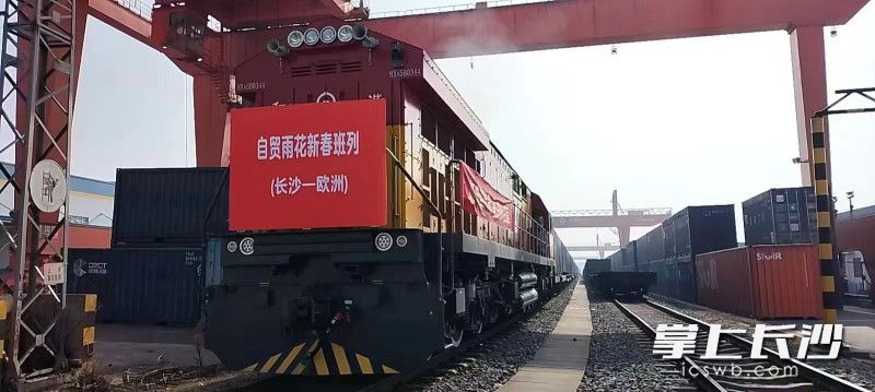 抢抓欧洲春季市场，雨花区春节假期发出逾1000万美元货物。 自贸区长沙片区雨花区块供图