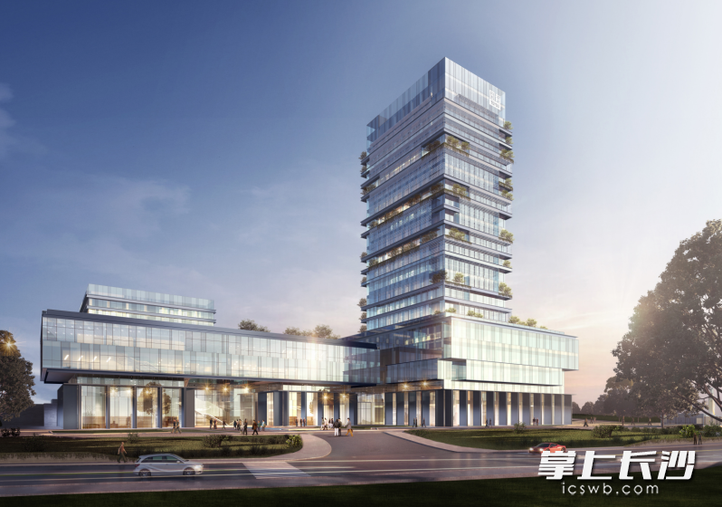 同有科技存储系统及SSD研发智能制造基地项目设计效果图。资料图片