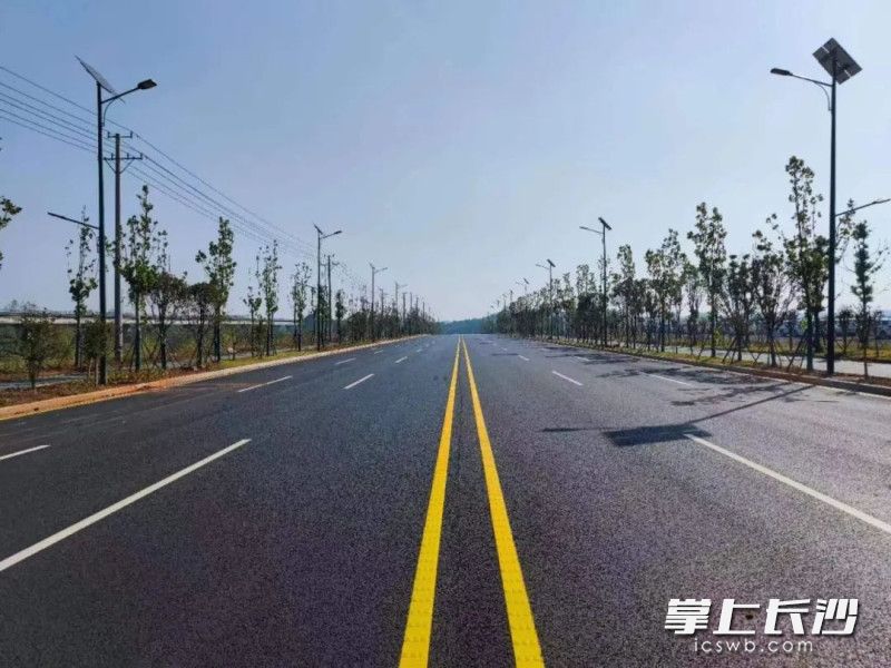 大众北路工程完成全部竣工验收工作，正式通车。  长沙晚报通讯员 罗刚供图
