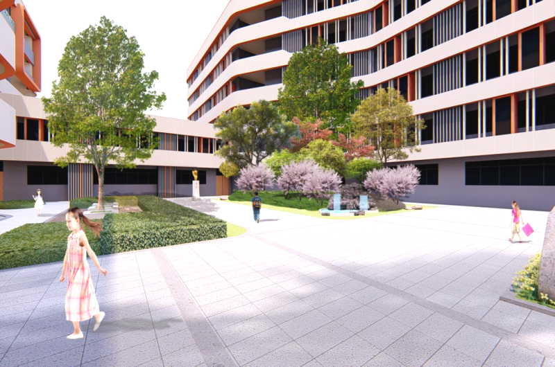 附中双语海棠小学效果图