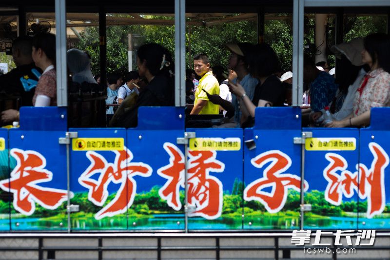 烈日下，甘晓恬的工作服一会儿便被汗湿。