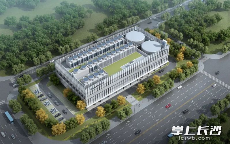 近日，梅溪湖D区能源站启动建设，预计2024年完工。均为资料图片