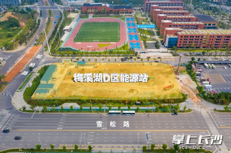 梅溪湖D区能源站区位图