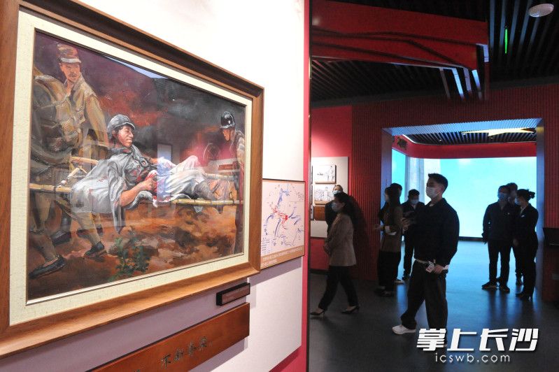 市民在湖南烈士公园芳草园参观。长沙晚报全媒体记者 贺文兵 摄