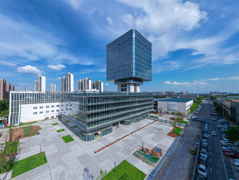 长沙经开区区块链产业园项目（一期）。长沙晚报通讯员 章帝摄