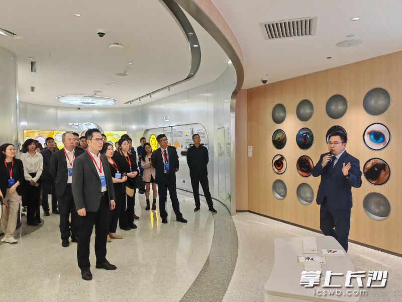 跨国公司高管考察爱尔眼科。