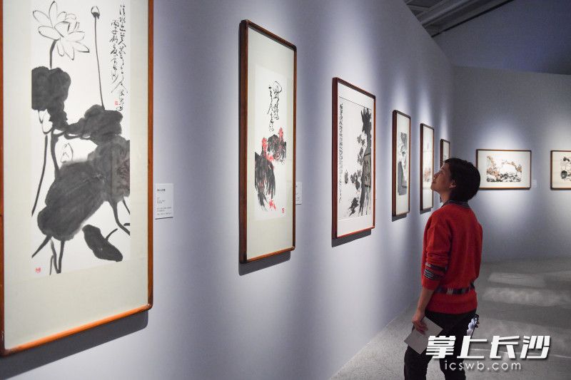 10月24日，由湖南博物院主办的“恶墨点华章——莫立唐艺术展”原创大展在湖南博物院正式开展。