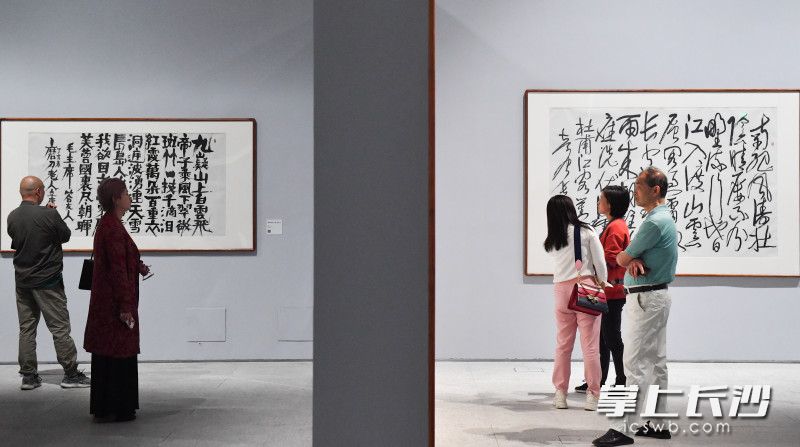 10月24日，由湖南博物院主办的“恶墨点华章——莫立唐艺术展”原创大展在湖南博物院正式开展。