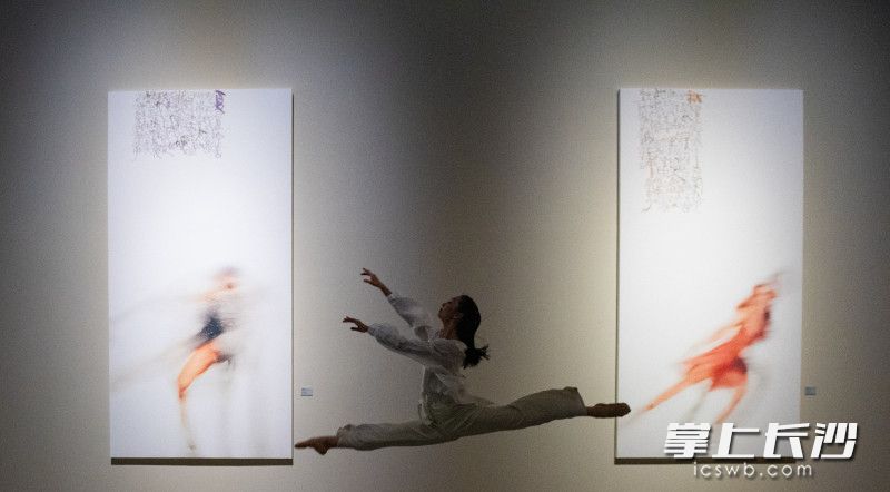 展览中的节目表演。