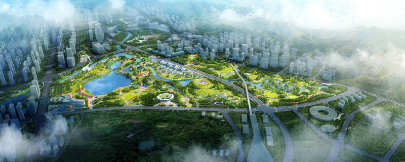 中央公园效果图