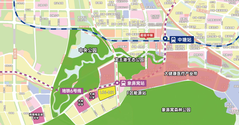 ▲未来社区首开区B31地块配套分布图