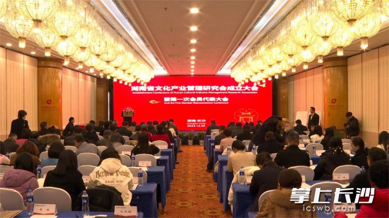 12月29日,湖南省文化产业管理研究会成立大会暨第一次会员代表大会在长沙召开。 12月29日,湖南省文化产业管理研究会成立大会暨第一次会员代表大会在长沙召开。