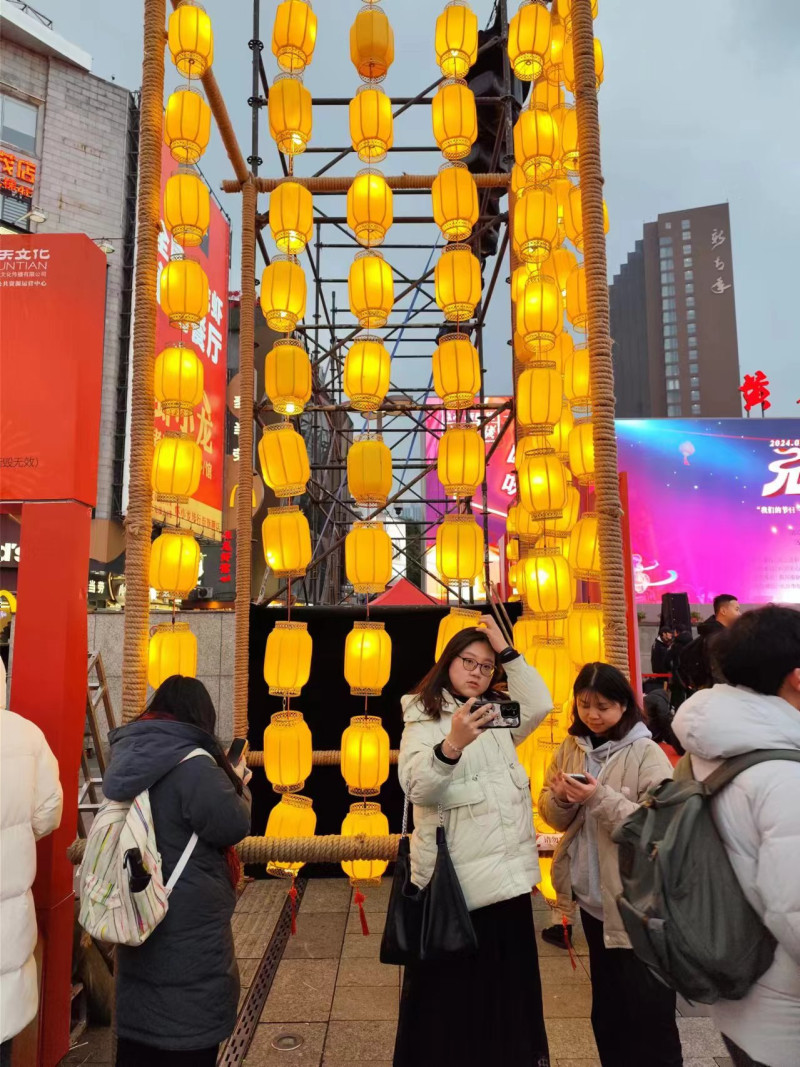 市民游客自拍打卡。均为主办方供图