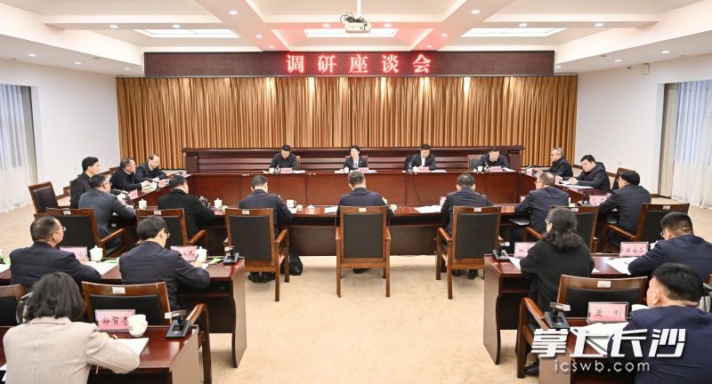 吴桂英主持召开座谈会。