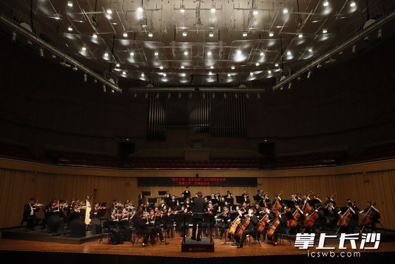 2024湖南音乐季“德奥之声”交响音乐会（一）奏响。均为长沙晚报通讯员 朱寒冰 摄