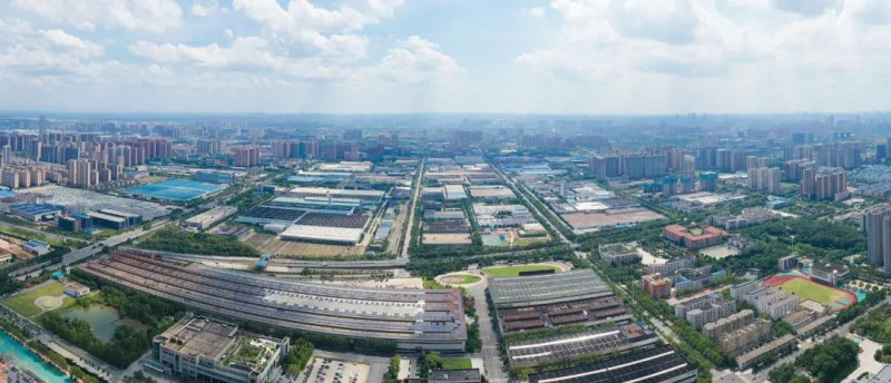 长沙经开区鸟瞰图。均为园区供图