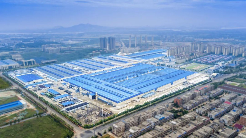 晟通集团的光伏发电设施。受访者供图