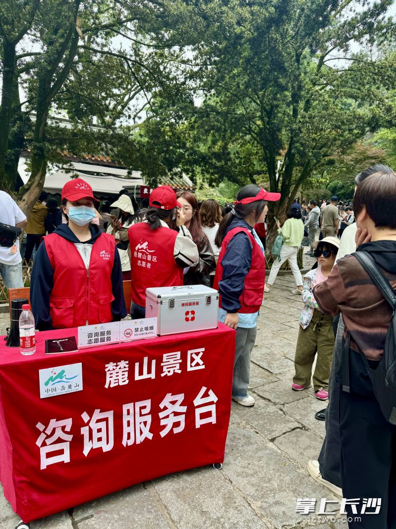 咨询服务台。  均为主办方供图