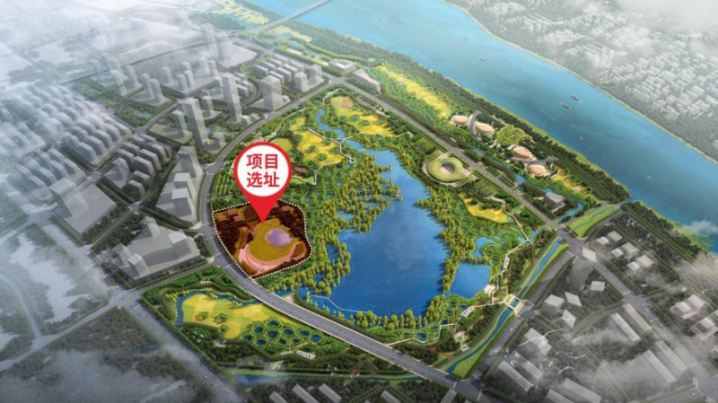 长沙大舞台项目选址效果图