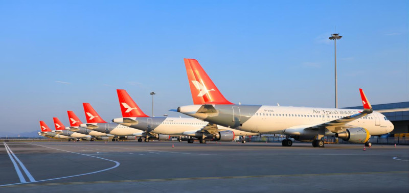 目前，湖南航空运营16架A320系列飞机，平均机龄5年左右。 均为长沙晚报通讯员 陈泽辉 供图