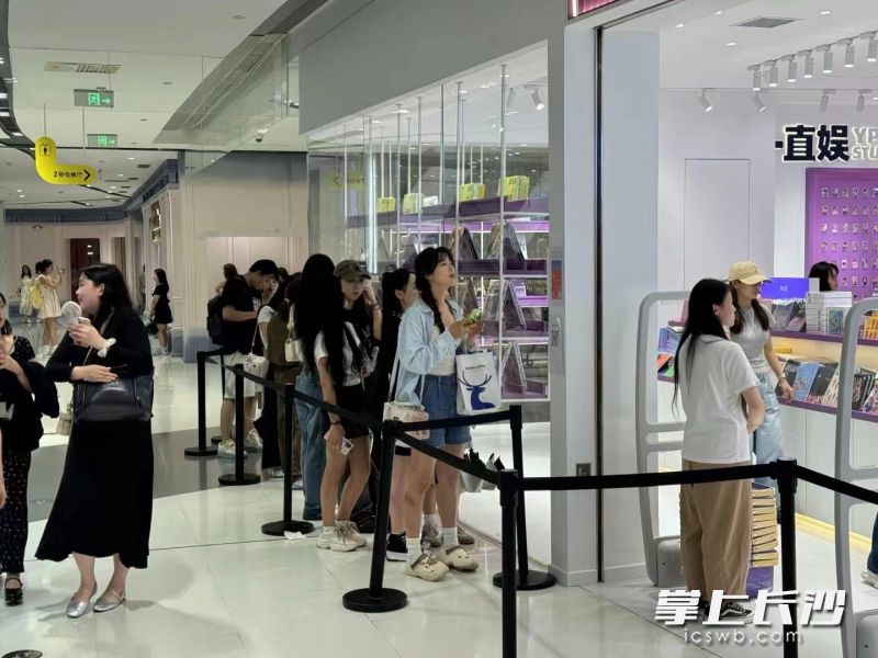 首店成为长沙海信广场吸客利器。  长沙晚报通讯员 刘海宁 供图